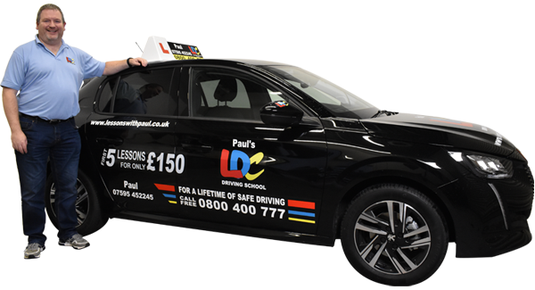 Paul Gingell's driving school car